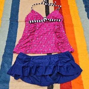 NWOT Arizona tankini swim suit